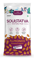 Almonds Roasted Salted(Pack Of 12)