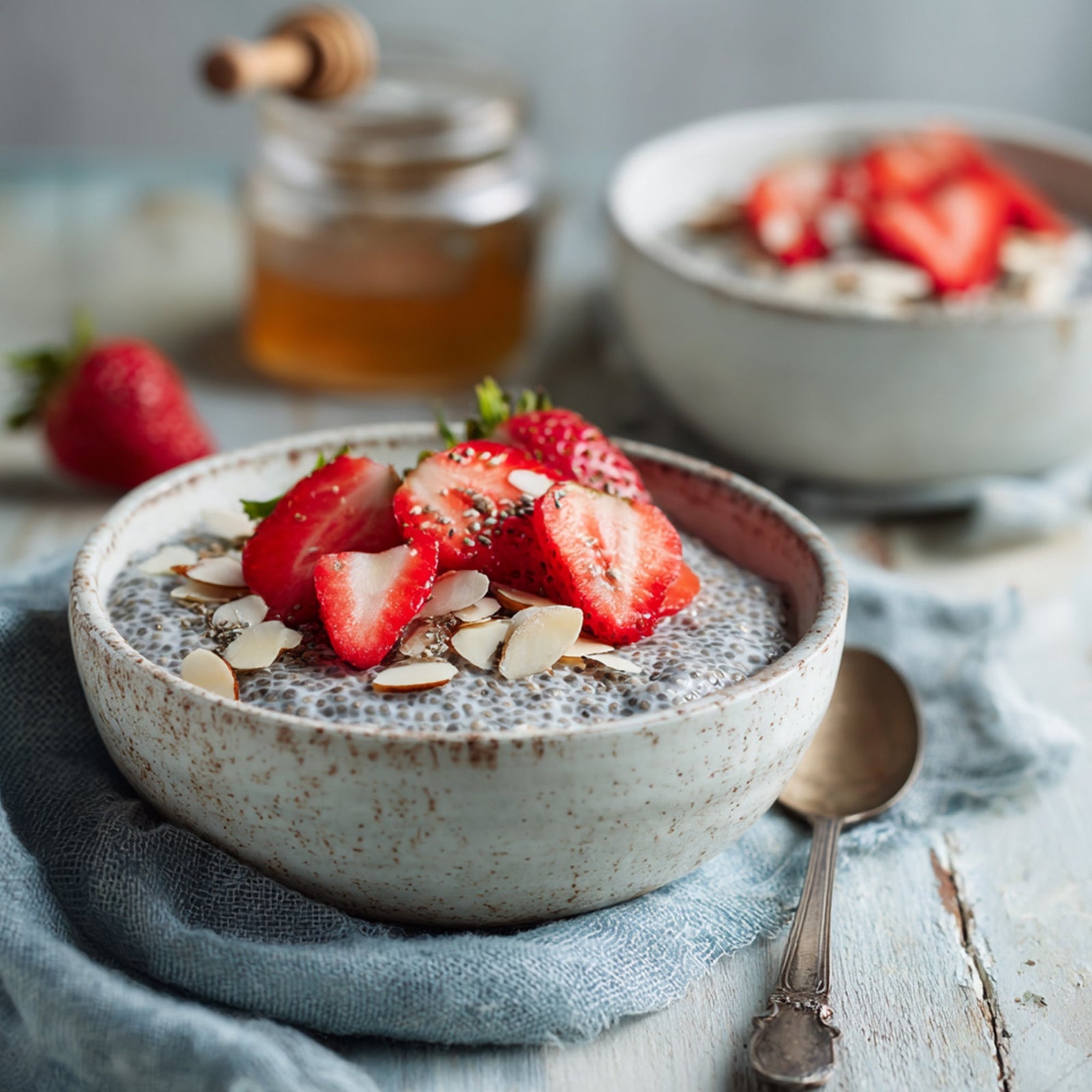 Chia Seed Almond Pudding