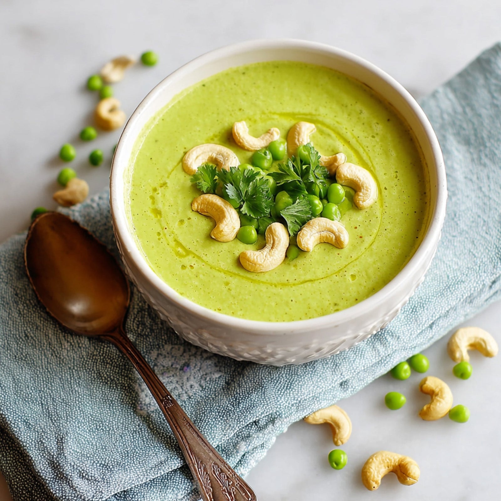 Cream Of Cashew Pea Soup