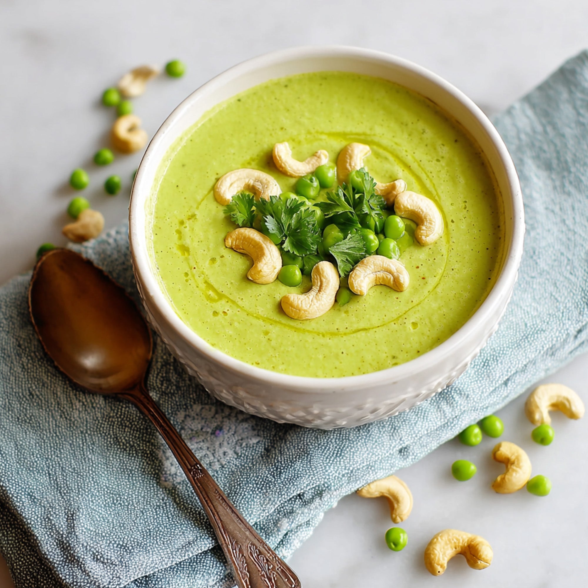 Cream Of Cashew Pea Soup
