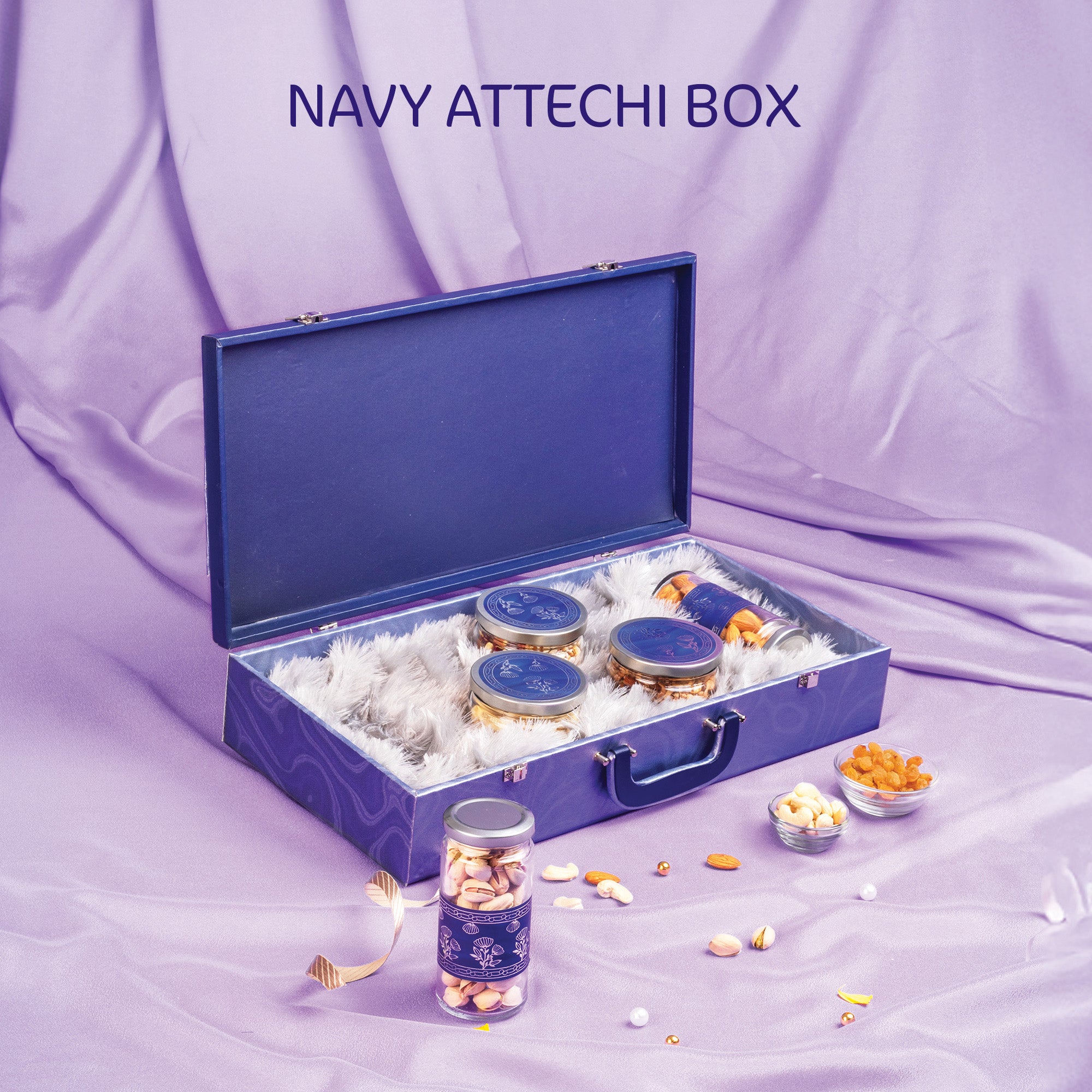 Navy Attechi Box