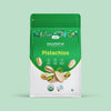 SoulTatva Organic Pistachios Roasted Salted 250g premium pistachios a source of plant protein and fibre for healthy snacking