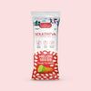 Soultatva Organic Melon Seeds Tangy Turmeric 20gm front sachet, roasted watermelon seeds with turmeric and lemon, a nutrient-dense plant-based snack